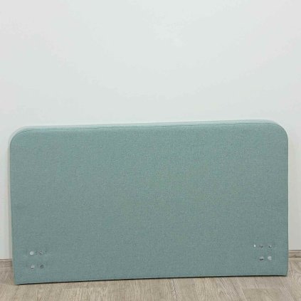 Zelené čalouněné čelo postele 126x72 cm
