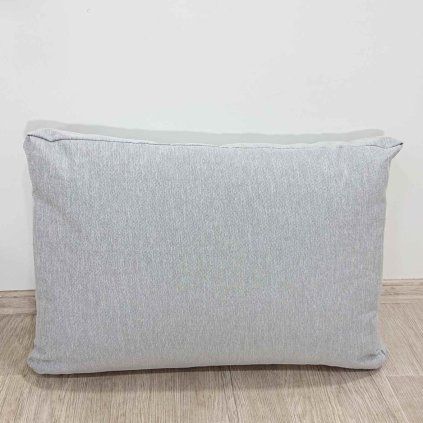 Světle šedý venkovní polštář 65 cm