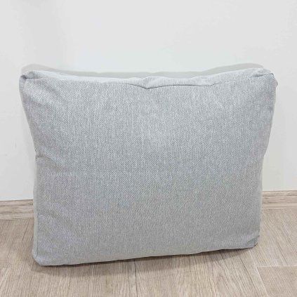 Světle šedý venkovní polštář 65 cm