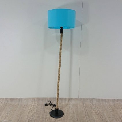 Lampa s tyrkysovým stínítkem lampa Kate