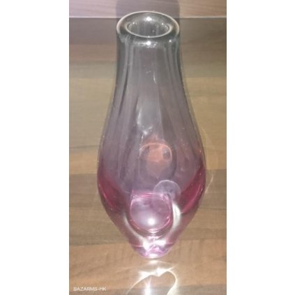 Váza hutní sklo