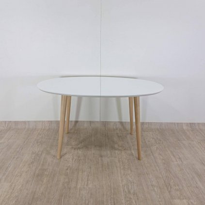 Rozkládací jídelní stůl z bukového dřeva La Forma Oakland, 140 x 90 cm