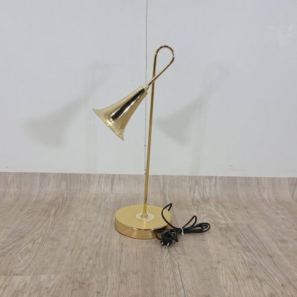 Kovová stolní lampa ve zlaté barvě Opviq lights Elisa