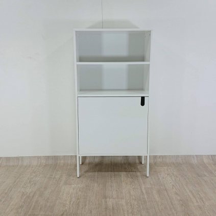 Bílá skříň Tenzo Uno, šířka 76 cm