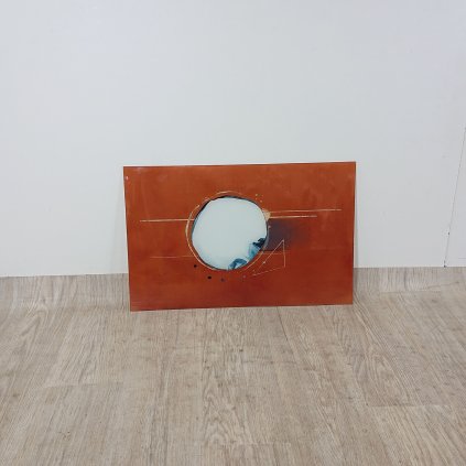 Skleněný obraz Insigne Abstract Cinnamon, 72 x 46 cm