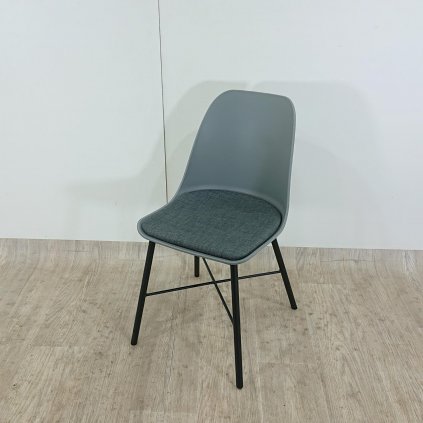 Šedá jídelní židle Unique Furniture Whis
