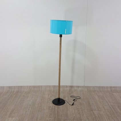 Volně stojící lampa s modrým stínítkem lampa Kate Louise Rope
