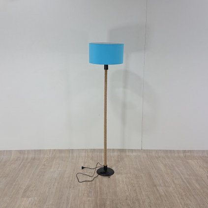 Volně stojící lampa s tyrkysovým stínítkem lampa Kate Louise Rope