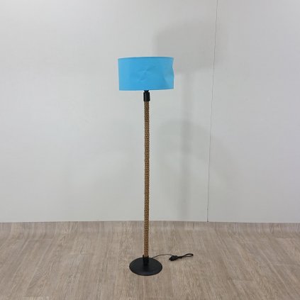 Volně stojící lampa s tyrkysovým stínítkem lampa Kate Louise Rope