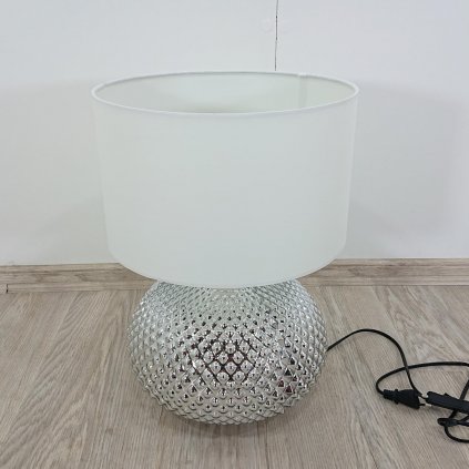 Stříbrná stolní lampa MADON