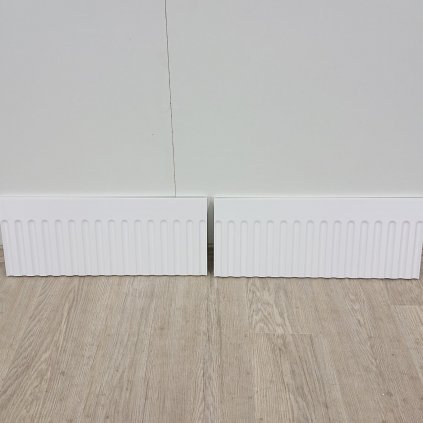 Bílé dekorativní čelo zásuvky sada 2 ks