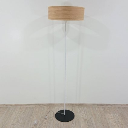 Stojací lampa z dubové dýhy Sotto Luce TSURI XL, o 45 cm