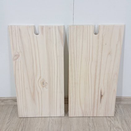 Masivní nábytková dvířka sada 2 kusů