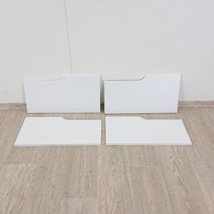 Bílá výklopná dvířka sada 4 ks