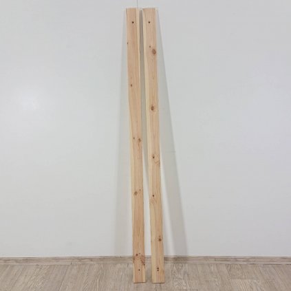 Dřevěné prkno borovice 180 cm sada 2 ks