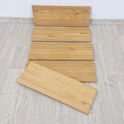 Čelo zásuvky z masivního borovicového dřeva sada 5 ks