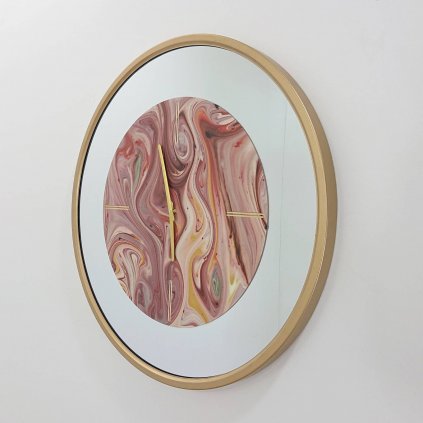 Nástěnné hodiny Mauro Ferretti Mirror, o 60 cm