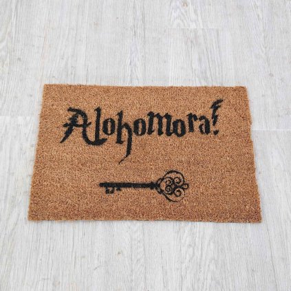 Rohožka z přírodního kokosového vlákna Artsy Doormats Alohomora, 40 x 60 cm