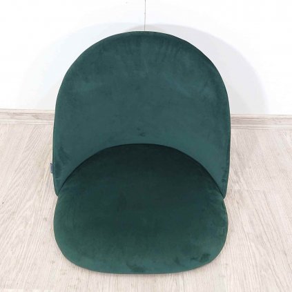Zelený sedák k barové židli Kave Home Mystere