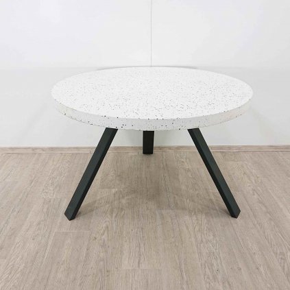 Zahradní jídelní stůl s terrazzo deskou Kave Home Shanelle, o 120 cm