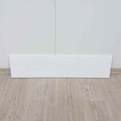 Bílé čelo zásuvky z masivního borovicového dřeva 86 cm