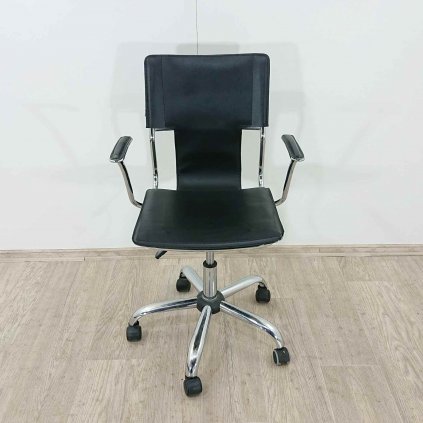 Kancelářská kolečková židle černá