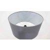Černá stojací lampa s šedým stínidlem 140 cm_2