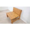 Dřevěná zahradní lavička 83 cm_2