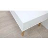 Bílý konferenční stolek z masivního borovicového dřeva Marckeric Baku_4