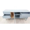 Modro-šedá nízká komoda 180x76 cm Corvo - Teulat-3