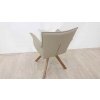 Béžová otočná židle s područkami Foxy Kare_2