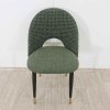 Zelená čalouněná jídelní židle Hudson Kare