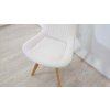 Bílá čalouněná jídelní židle Roady Kare_3