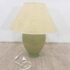 Zelená stolní lampa 57 cm
