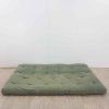 Zelený futon 130x185 cm Karup Design