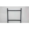Černý kovový dekorativní žebřík 45x156 cm_3