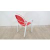 Plastová židle MOLLY červená 1