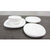 Bílá sada talířů pro 4 opálové sklo_2