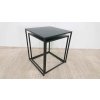 Sada 2 černých kovových odkládacích stolků Nodens_2