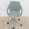 Šedá kolečková kancelářská židle Vesper