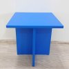 Modrý odkládací stolek Minimal 39,5x39,5 cm MOJO