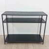Černý konzolový stolek Seaford Actona
