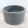 Tmavě šedý betonový květináč Terrazzo o 30 cm Bonami Selection