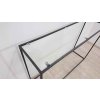 Černá kovová konstrukce pro konzolový stolek 110 cm_2