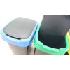 Koše na tříděný odpad v sadě 3x25 l Twist Rotho_2