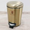 Zlatý pedálový odpadkový koš 3l Leman Wenko