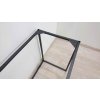 Černá kovová konstrukce pro konzolový stolek 140 cm_2