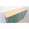 Šedozelená dřevěná komoda 150x80 cm Misti Marckeric_3
