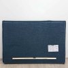 Tmavě modré čalouněné čelo postele 130x90 cm Meise Möbel