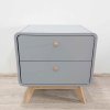 Šedý noční stolek Cassie Storaa